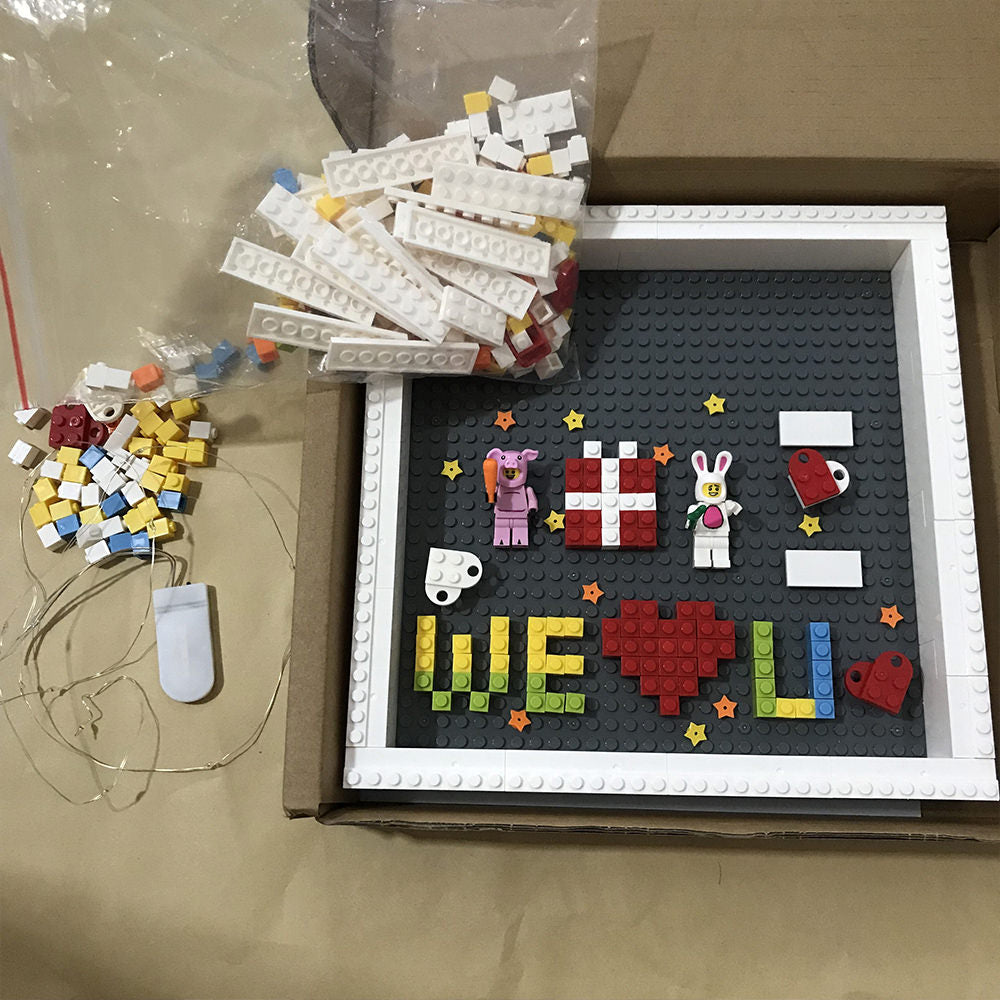 Personalized Block Shadow Box - DIY Block Shadow Box